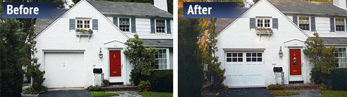 white house before and after