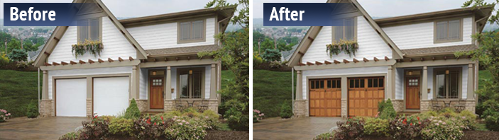 residential house before and after
