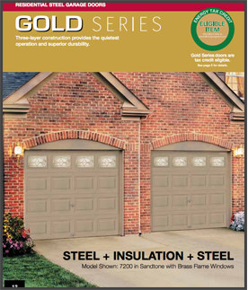 Gold series garage doors